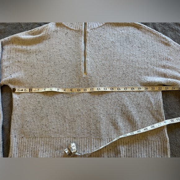 William Rast Light Gray Women's Turtleneck Sweater - Picture 2 of 5